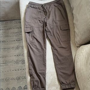 Be Inspired Men's Taupe Cargo Pants